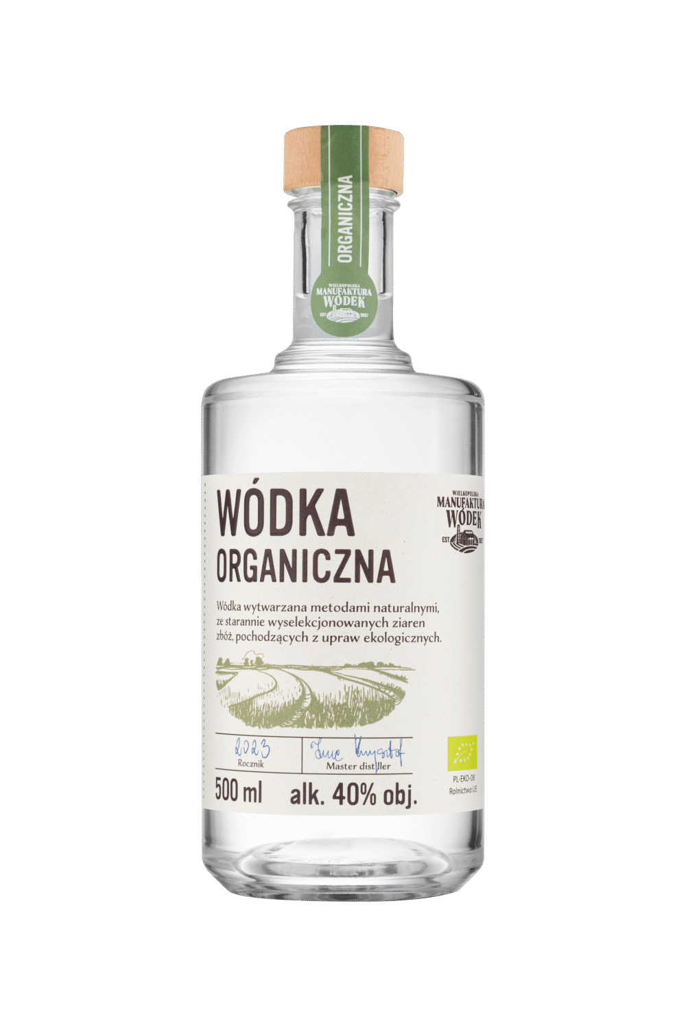 Wódka Organiczna PL 40% 0,5l