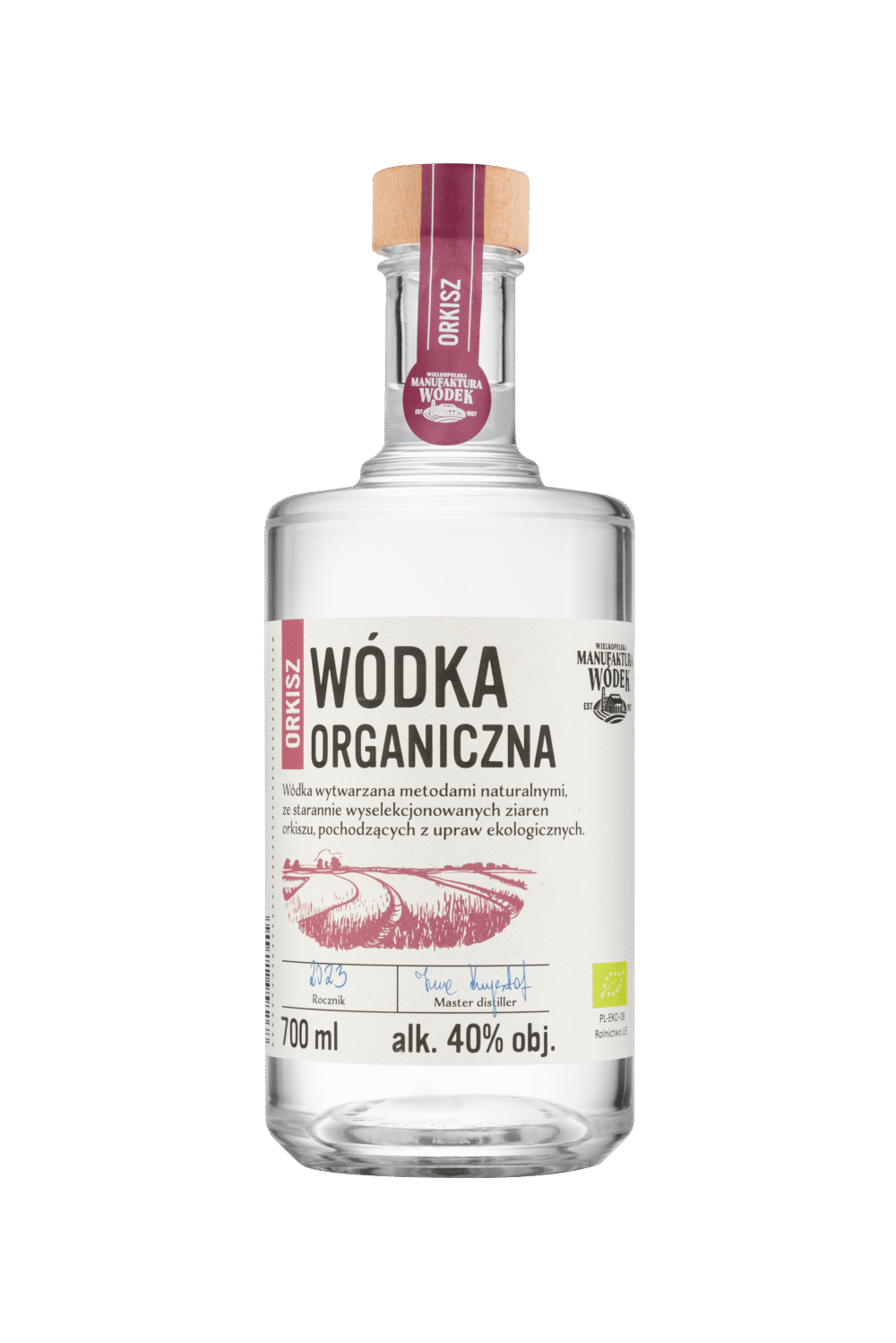 Wódka Organiczna Orkisz 40% 0,7l