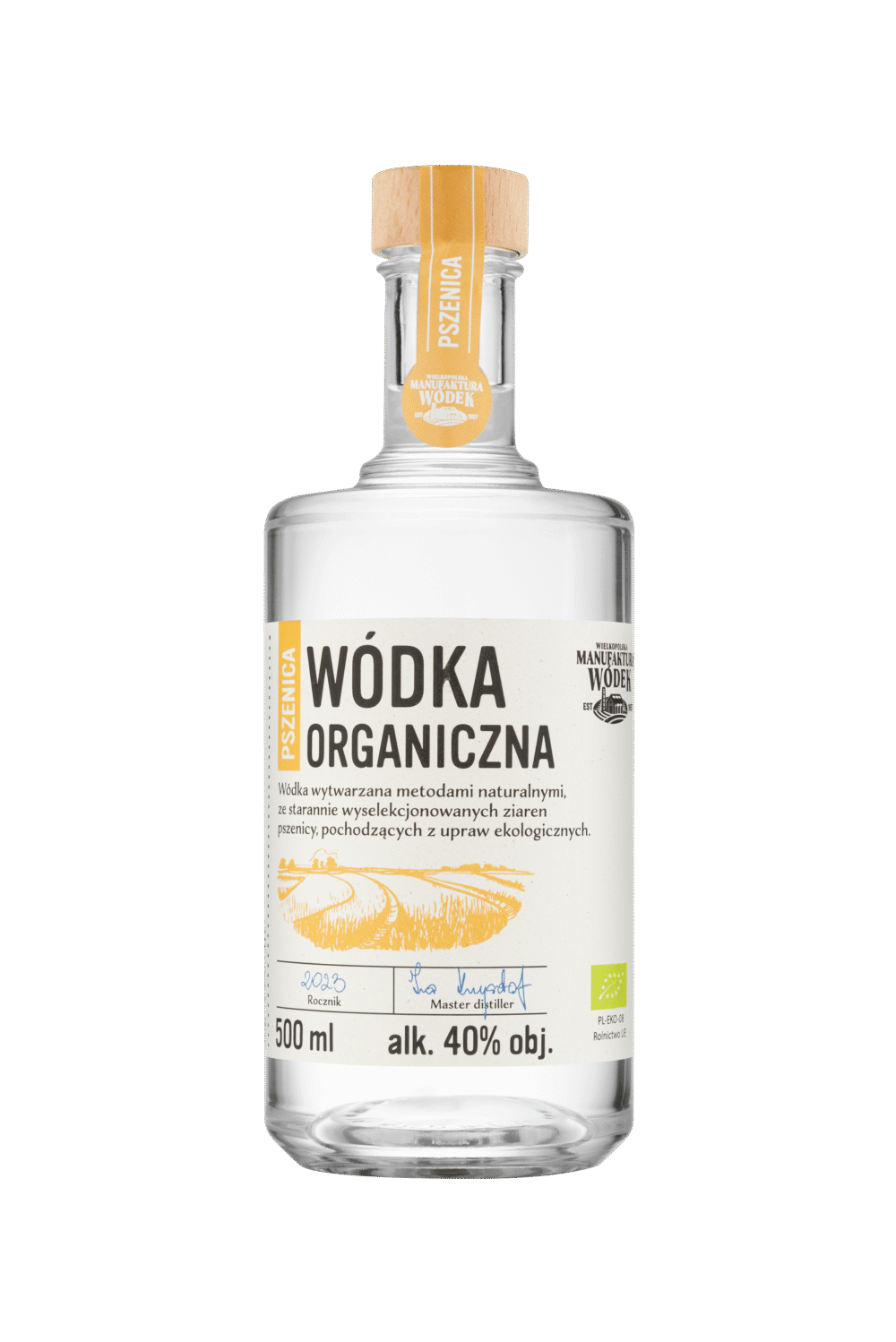 Wódka Organiczna Pszenica 40% 0,5l